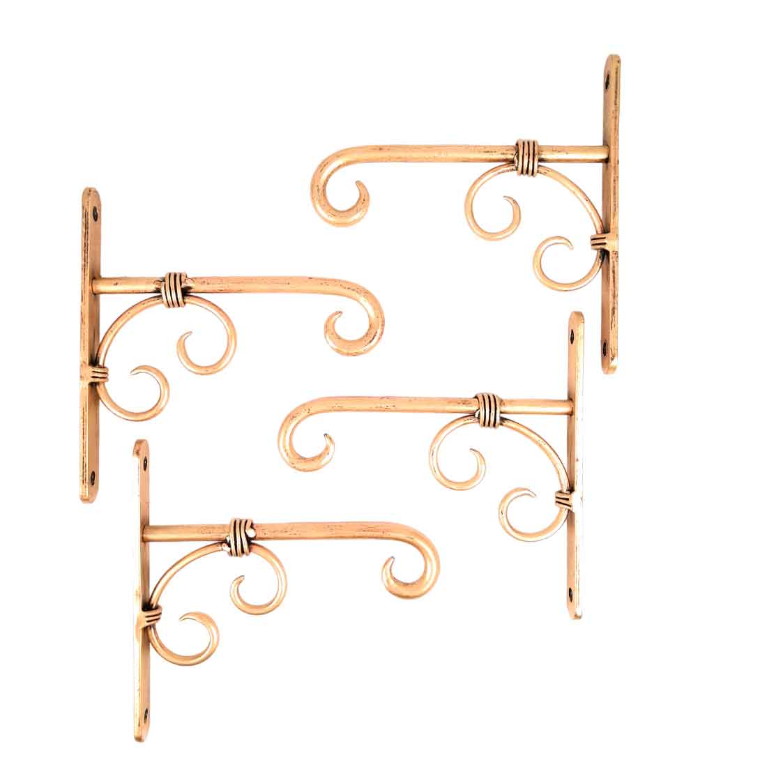 Metal Wall Hook - For Hanging Pots, Plants & Votives - 8 Inch -Apkamart #style_ pack of 4