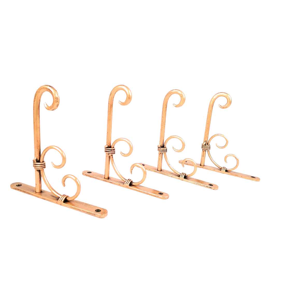 Metal Wall Hook - For Hanging Pots, Plants & Votives - 8 Inch -Apkamart #style_ pack of 4