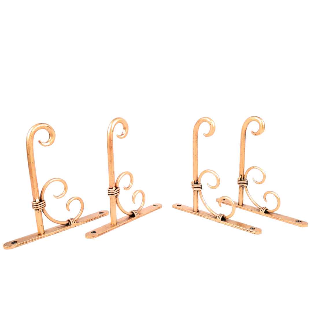 Metal Wall Hook - For Hanging Pots, Plants & Votives - 8 Inch -Apkamart #style_ pack of 4