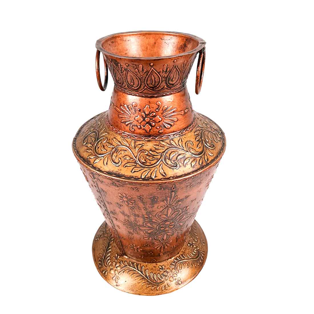 Big Flower Pot - Corner Flower Vase - For Living Room & Entrance -16 Inch-Apkamart