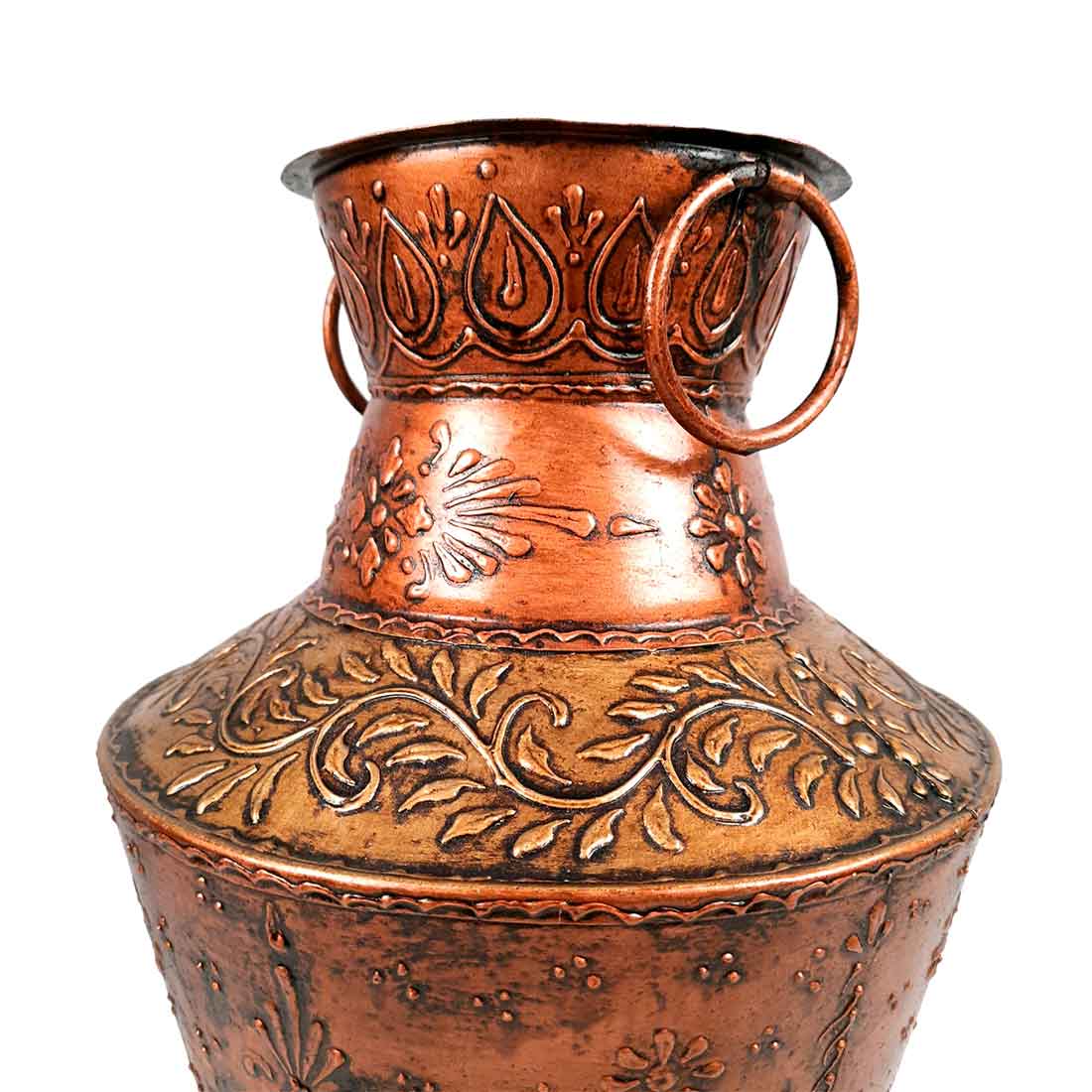 Big Flower Pot - Corner Flower Vase - For Living Room & Entrance -16 Inch-Apkamart