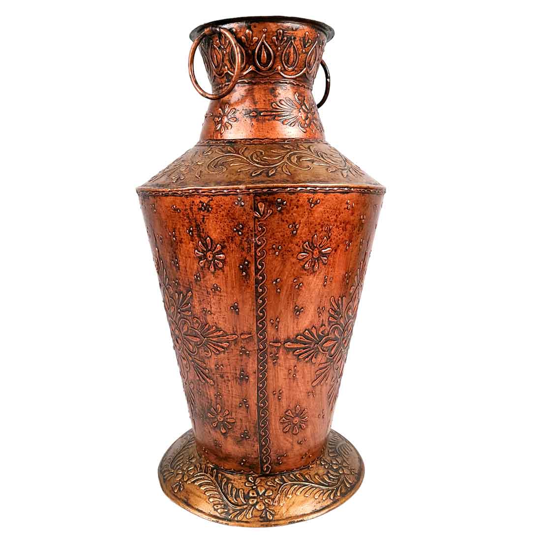 Standing Flower pot | Big Corner Vase - For Living Room & Entrance Decor - 19 Inch- Apkamart