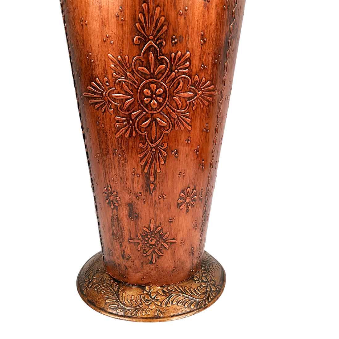 Corner Big Flower Vase | Big Flower Pot - for Living Room - 26 inch- Apkamart