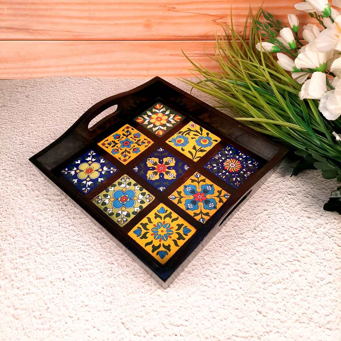 Decorative Tray - 12 Inch- Apkamart