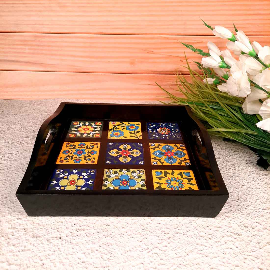 Decorative Tray - 12 Inch- Apkamart
