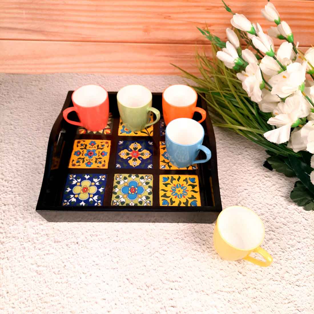 Decorative Tray - 12 Inch- Apkamart