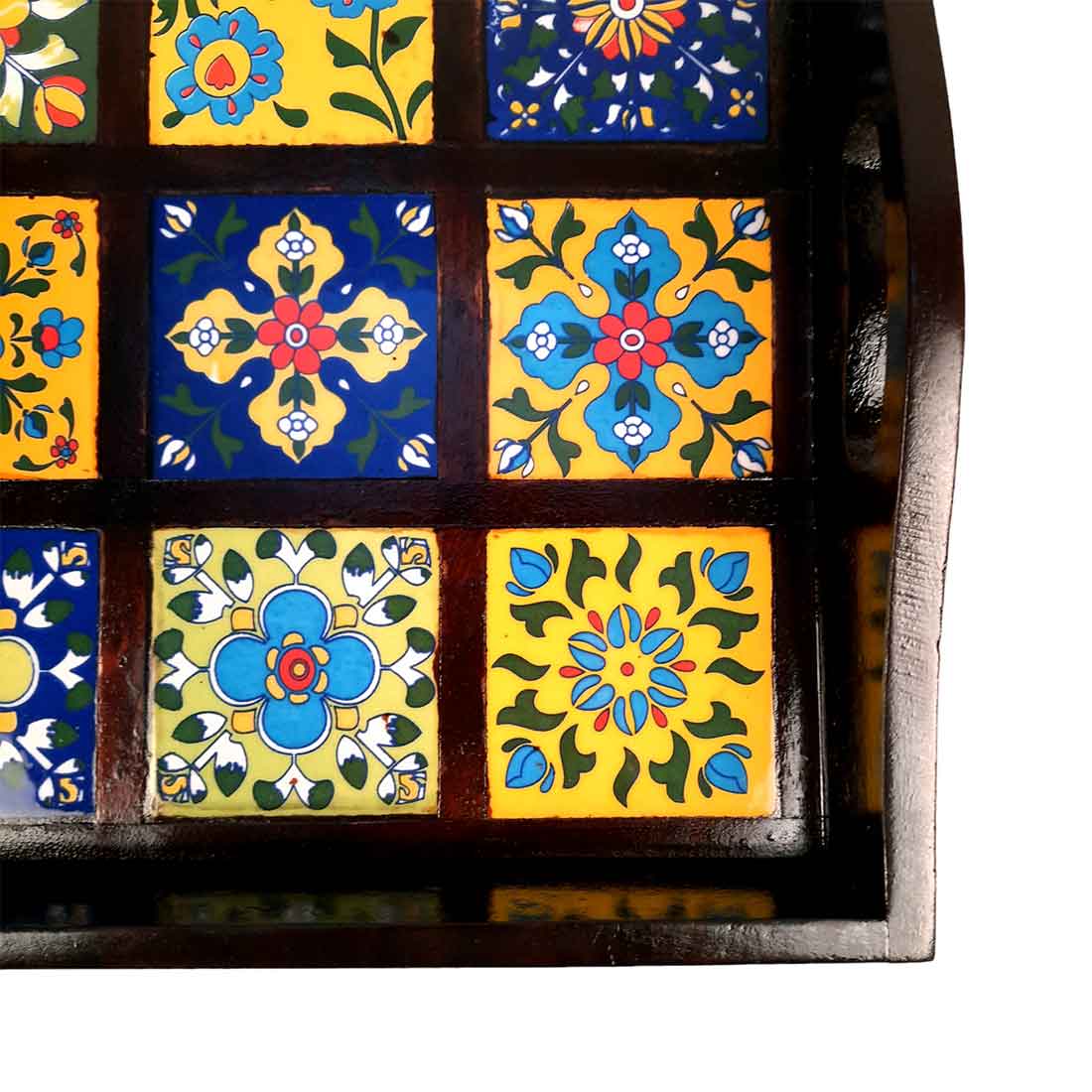 Decorative Tray - 12 Inch- Apkamart