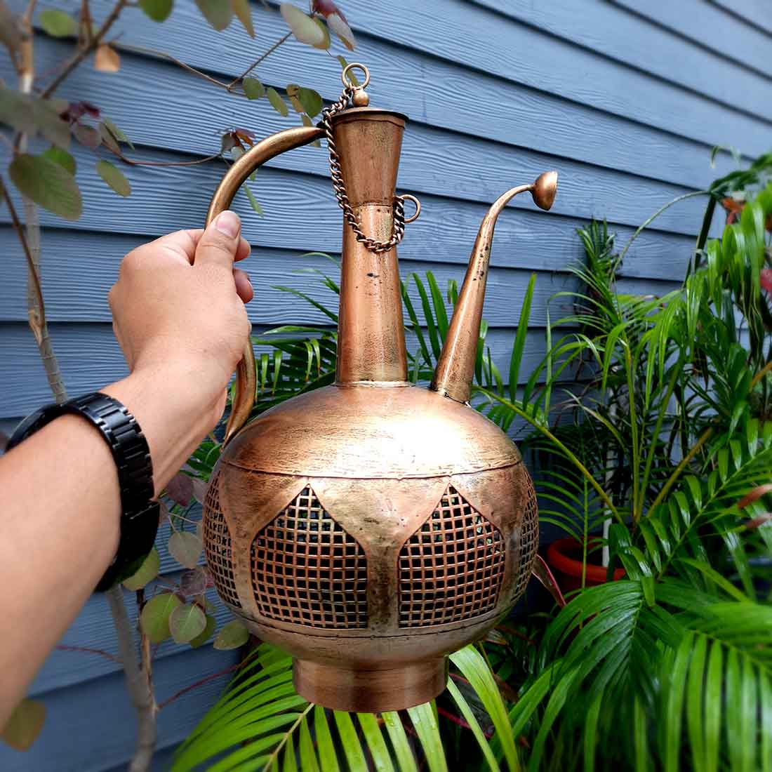 Vintage Surahi T Light for Hall & Living Room - Set of 2 (Small & Big)- Apkamart