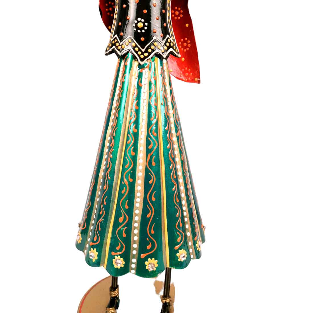 Worker Lady Showpiece - Female Figurines - for Side Table Decoration - 14 Inch- Apkamart