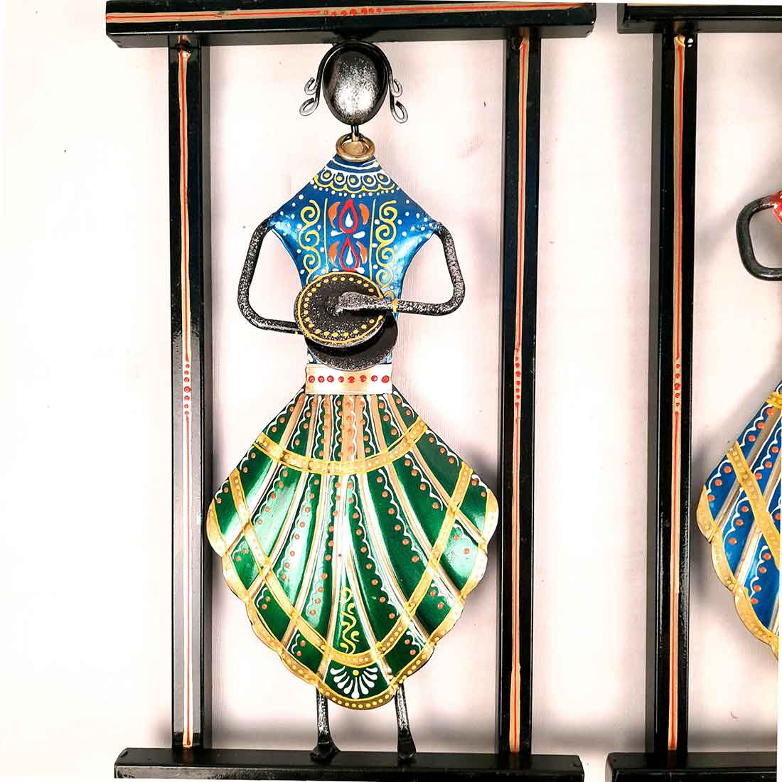 Musicians Playing Musical Instruments Wall Hanging - For Home Decor & Gifts -15 Inch - Set of 3 - Apkamart