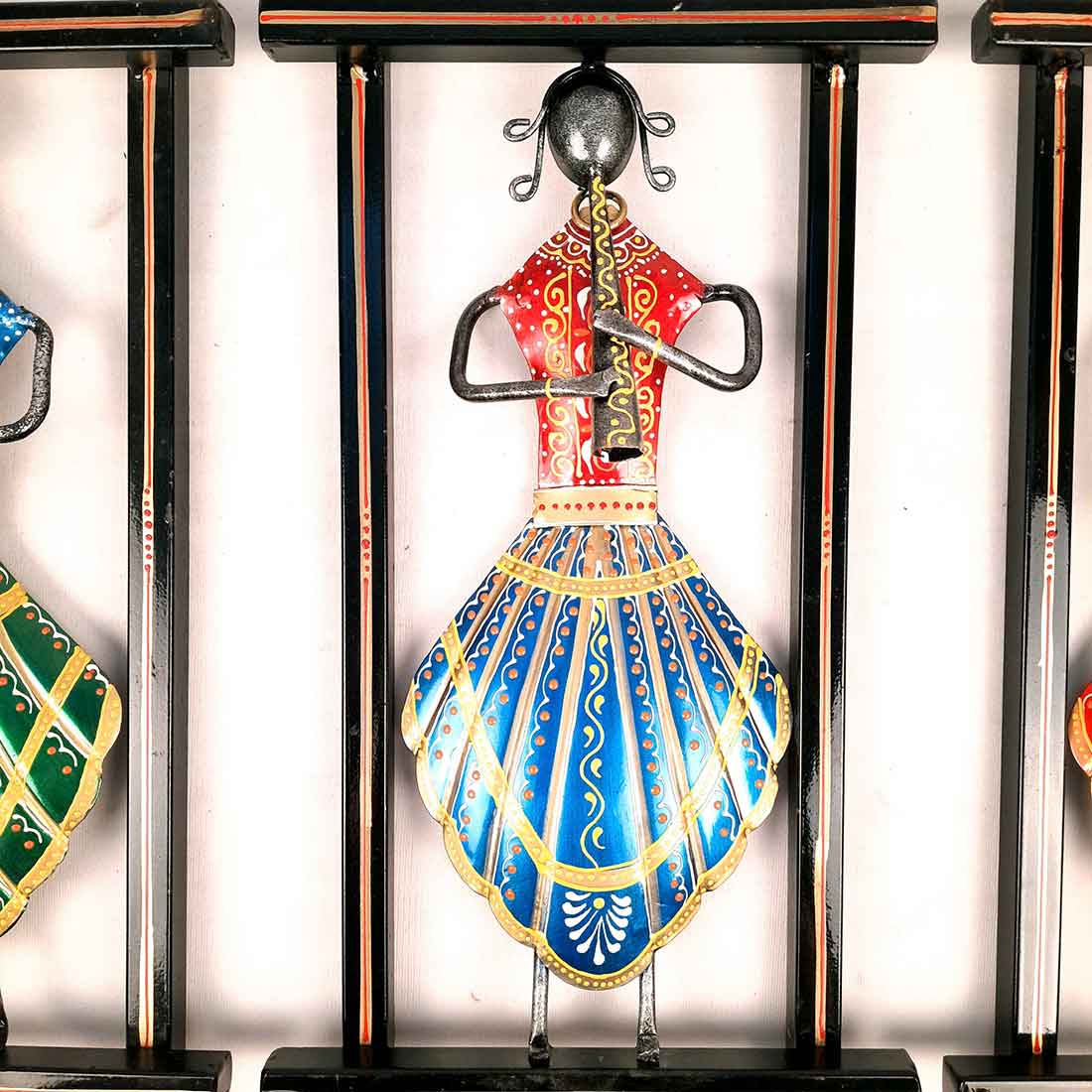 Musicians Playing Musical Instruments Wall Hanging - For Home Decor & Gifts -15 Inch - Set of 3 - Apkamart