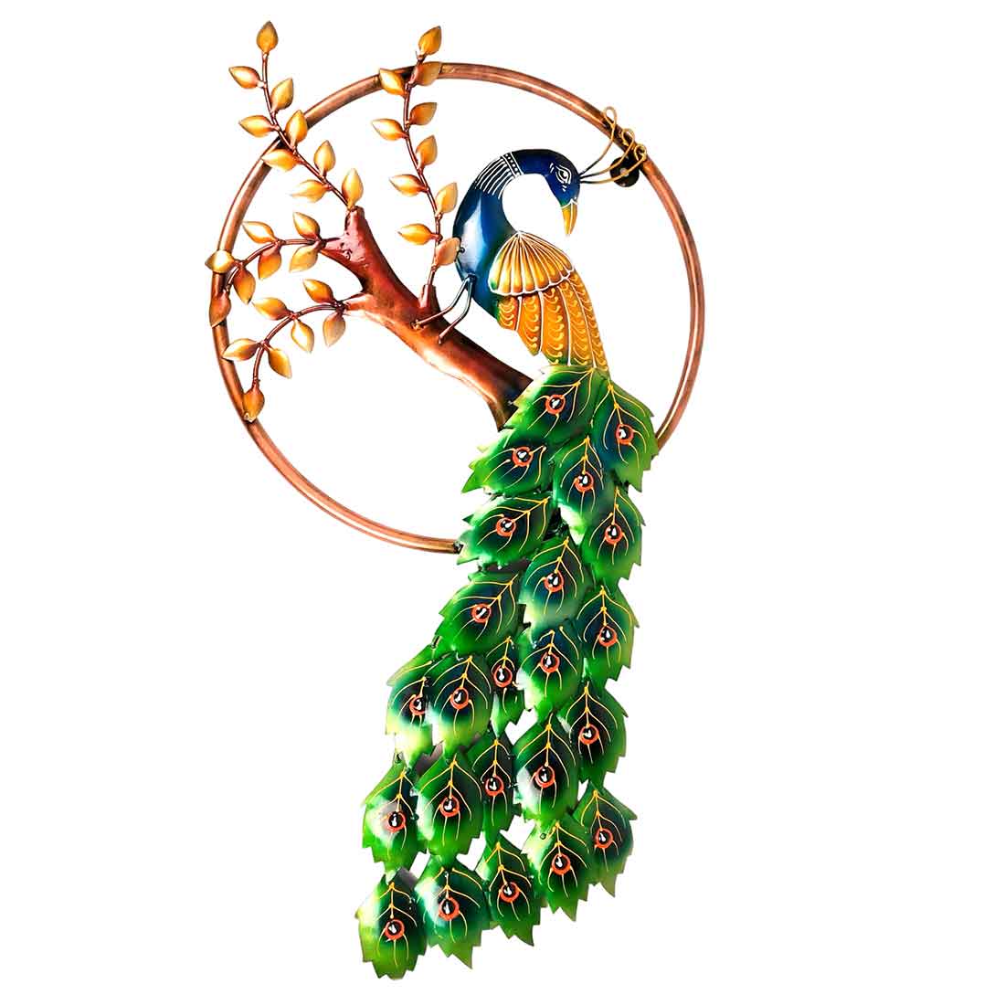 Peacock Wall hanging -For Home Decor & Gifts -16 Inch- Apkamart