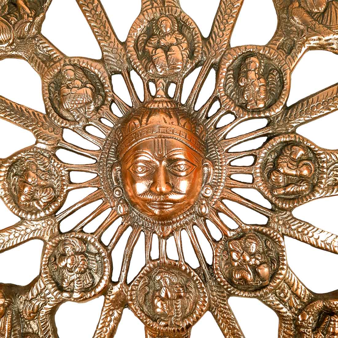 Sun Wall Hanging - Wall Decor for Living Room - 21 Inch- Apkamart