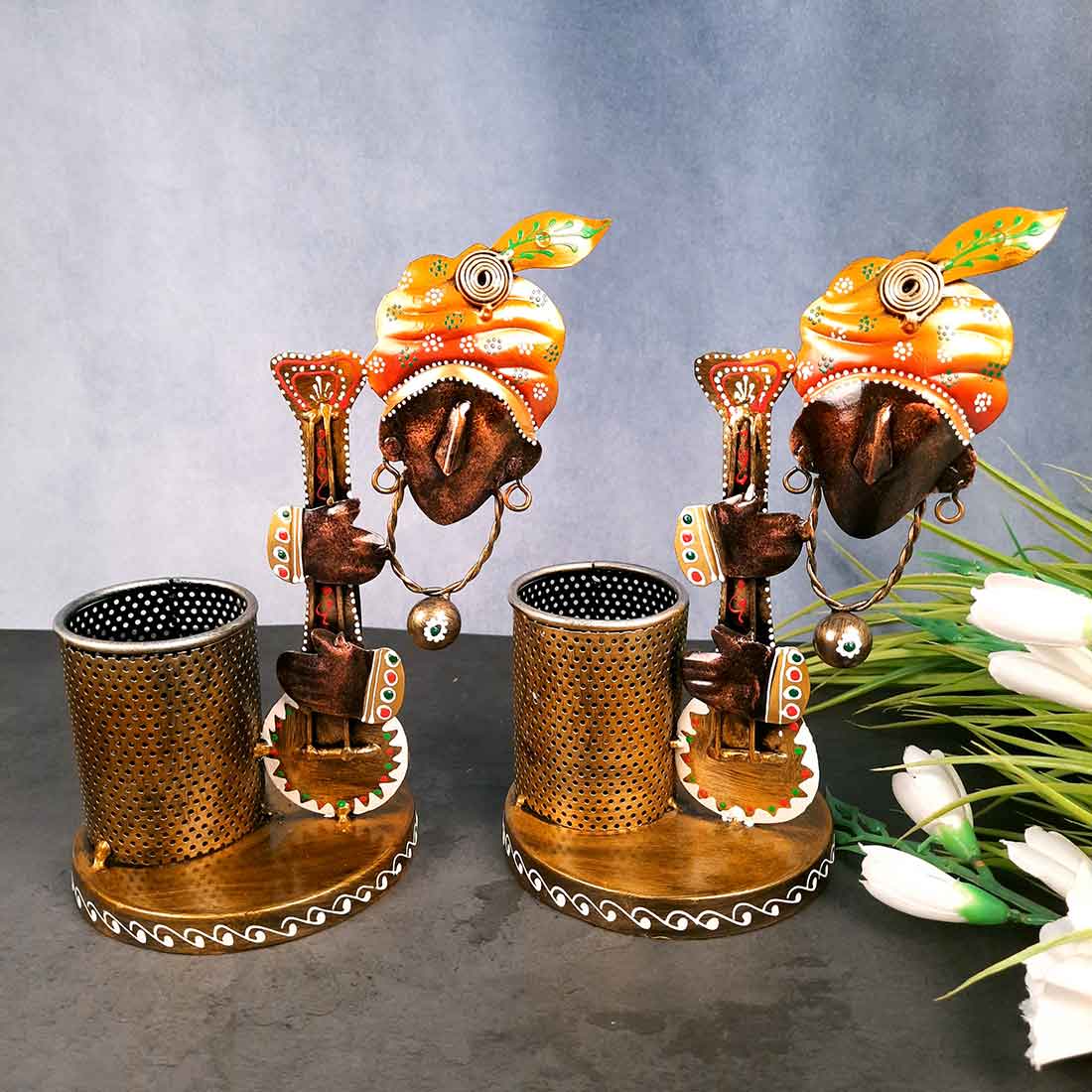 Krishna Pen Holder 10 Inch-Apkamart #Style_Pack of 2