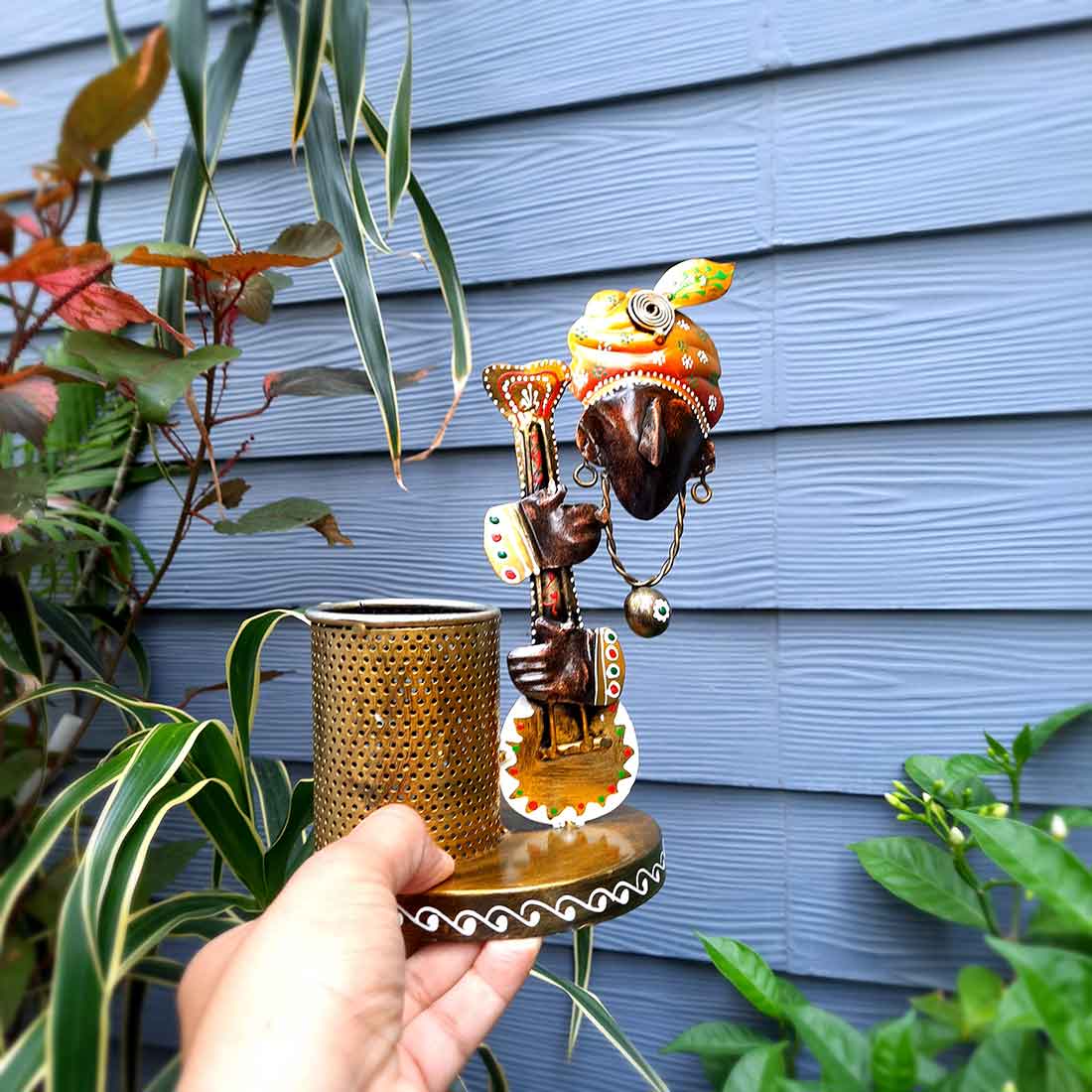 Krishna Pen Holder 10 Inch-Apkamart #Style_Pack of 2