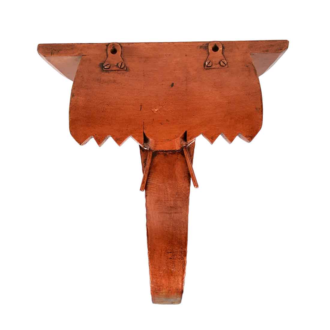 Antique Elephant Wall Bracket - For Home Decor & Gifts - 12 Inch- Apkamart #Style_pack of 2