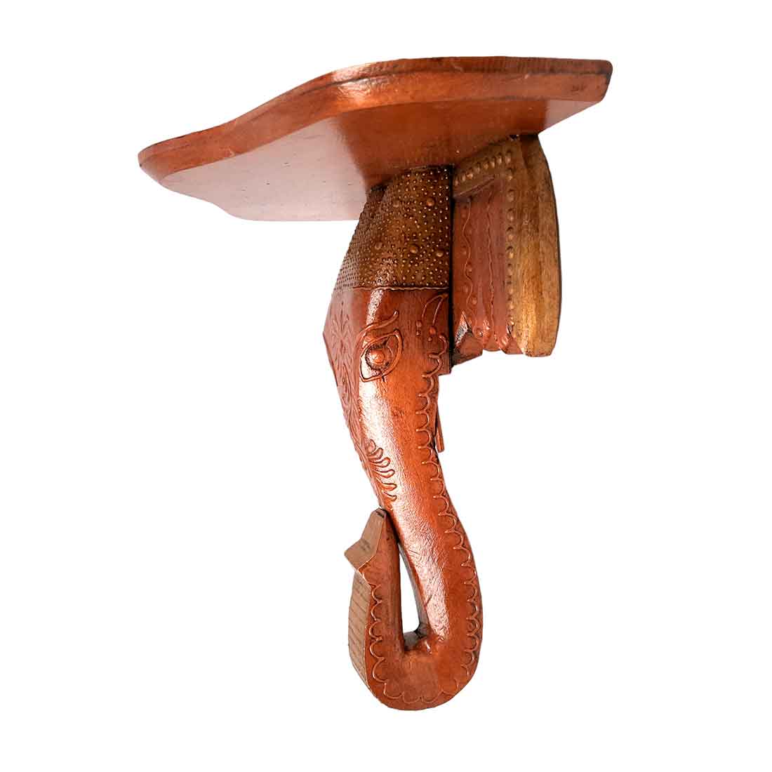 Wooden Wall Bracket - For Living Room Interior Decoration - 15 Inch- Apkamart #Style_Pack of 2