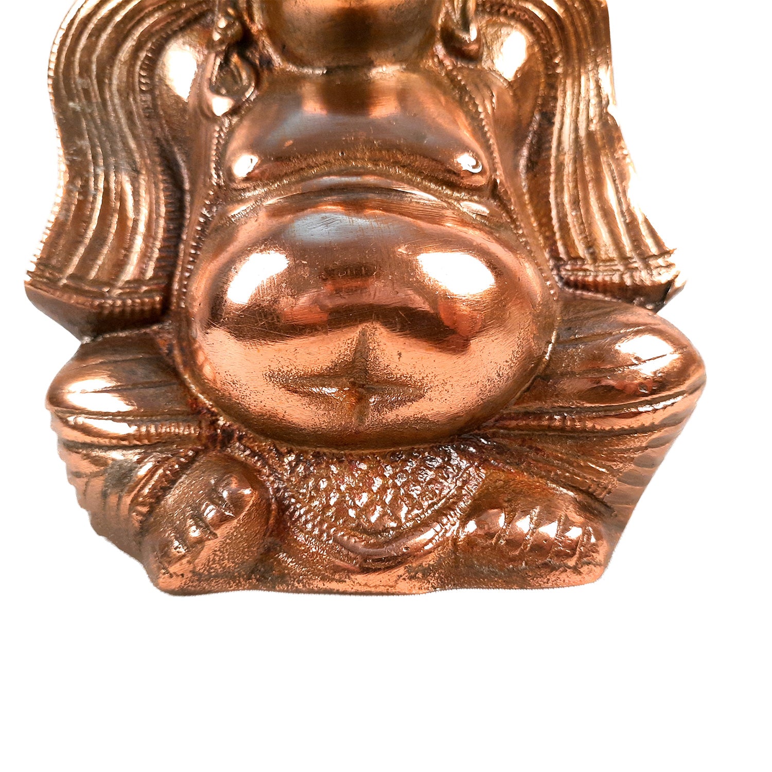 Laughing Buddha Showpiece For Good Luck | Laughing Buddha for Happiness, Positivity, Home Decor & Gift - 7 inch-Apkamart