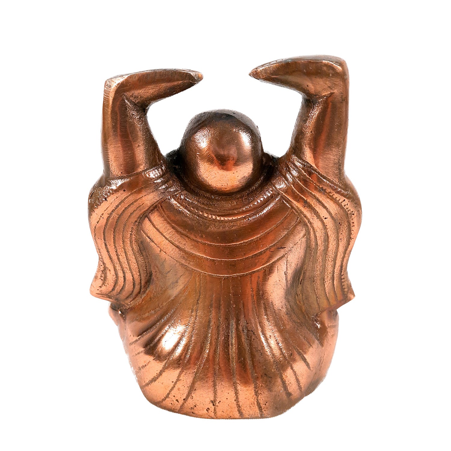 Laughing Buddha Showpiece For Good Luck | Laughing Buddha for Happiness, Positivity, Home Decor & Gift - 7 inch-Apkamart