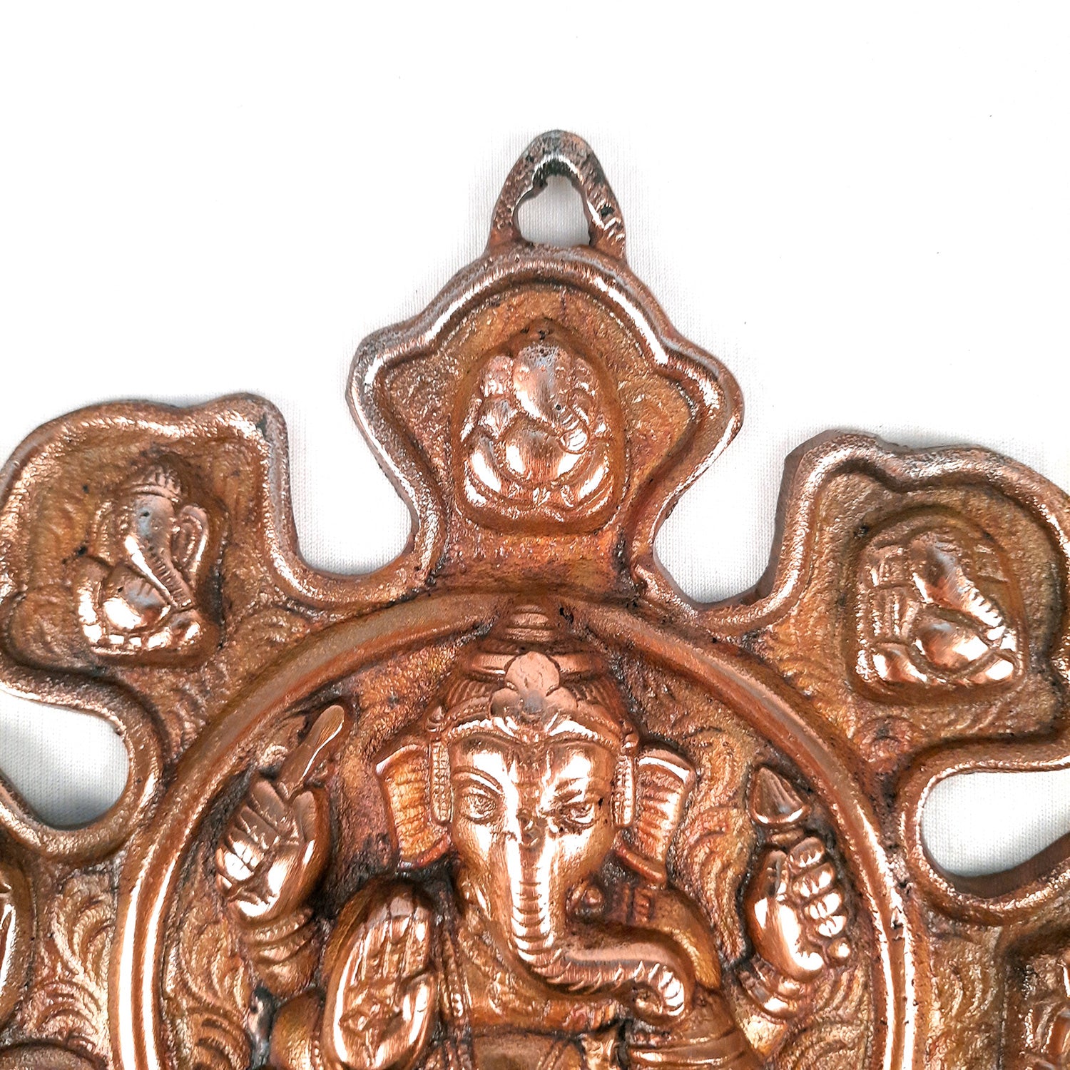 Decorative Asth Ganesh Wall Hanging - Ganapati Wall Decor - 9 Inch-Apkamart