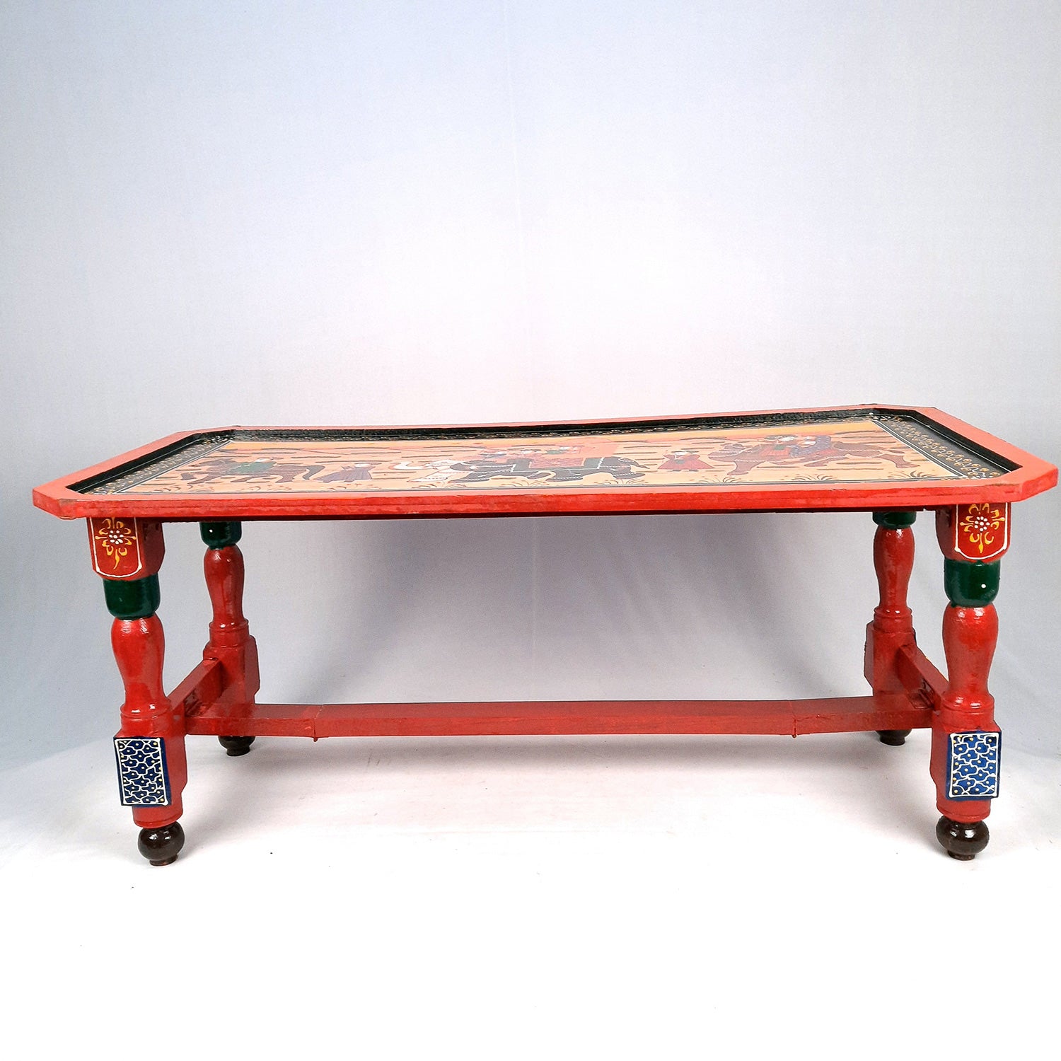 Coffee Tables for Living Room |Table for Home Decor & Gifts - 36 Inch- Apkamart #Color_Orange