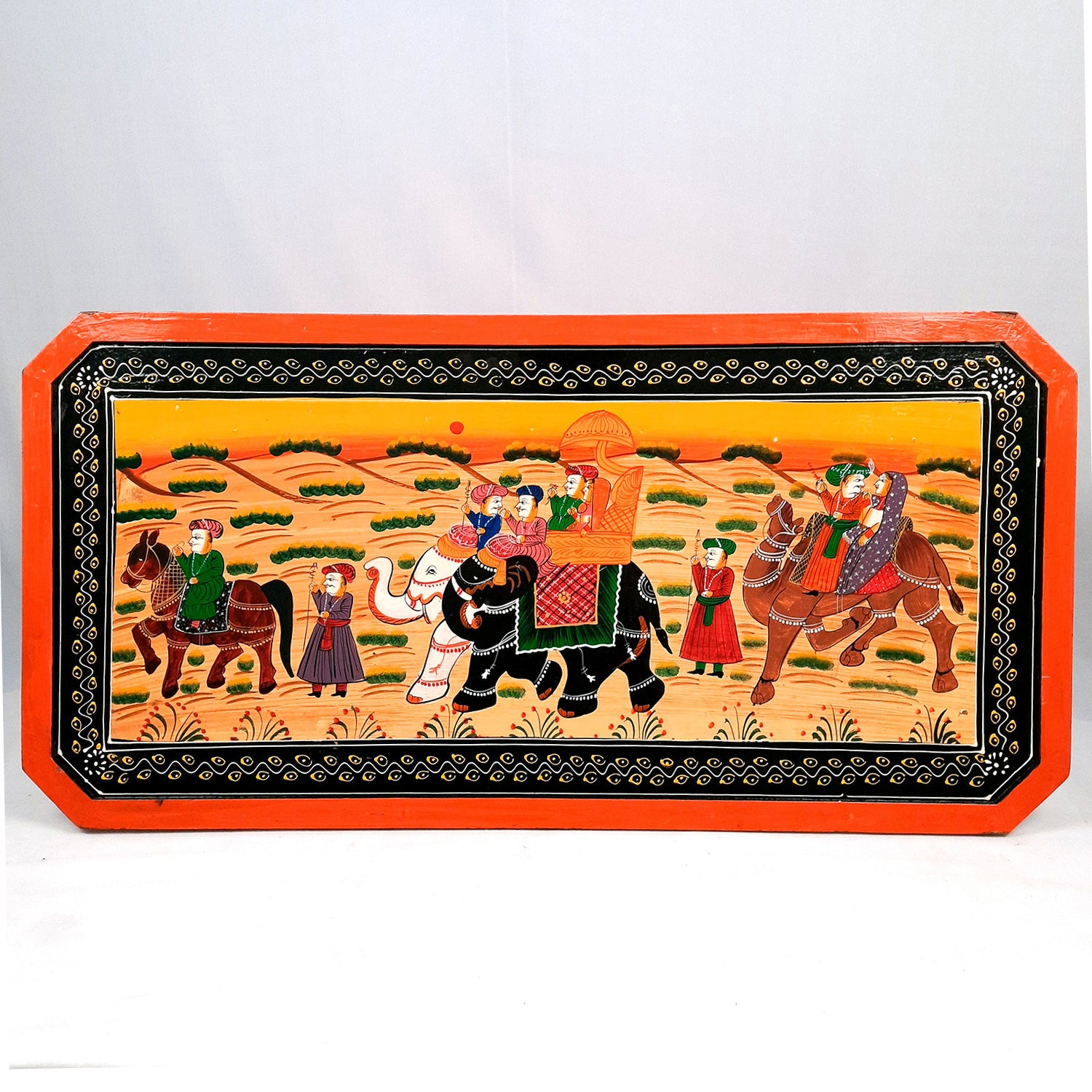 Coffee Tables for Living Room |Table for Home Decor & Gifts - 36 Inch- Apkamart #Color_Orange