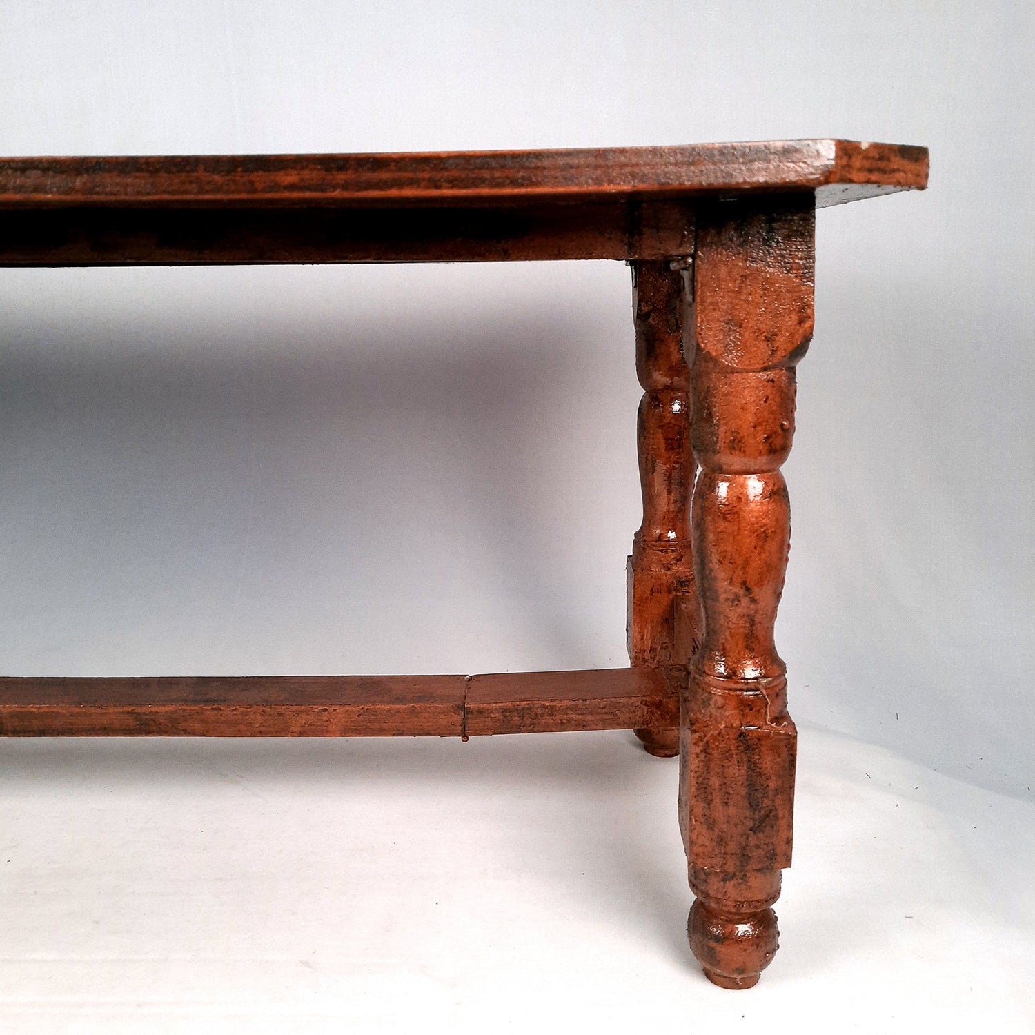 Wooden Center Table | Folding Coffee Table - For Living Room, Home Decor, Garden, Office - 36 Inch - apkamart