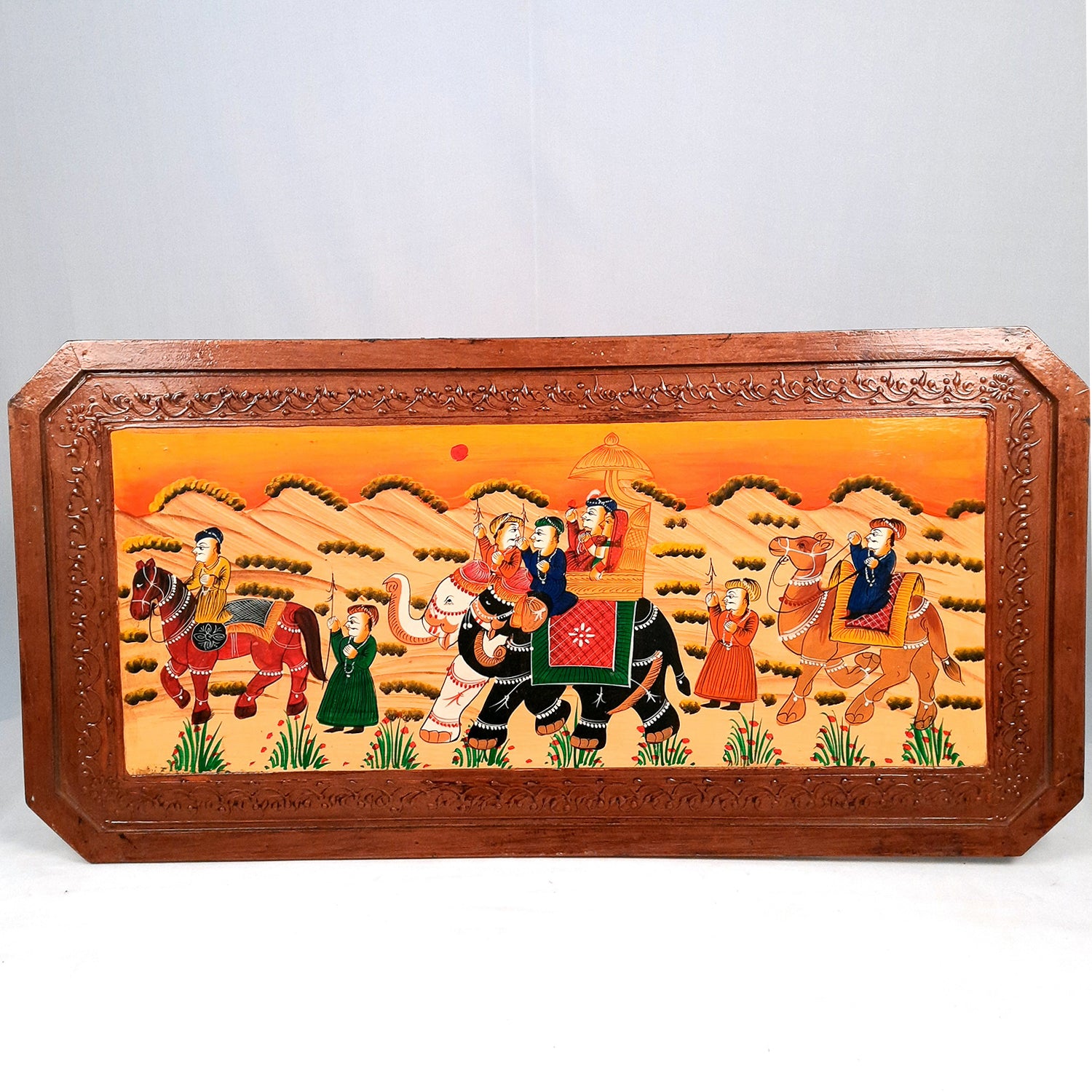 Wooden Center Table | Folding Coffee Table - For Living Room, Home Decor, Garden, Office - 36 Inch - apkamart