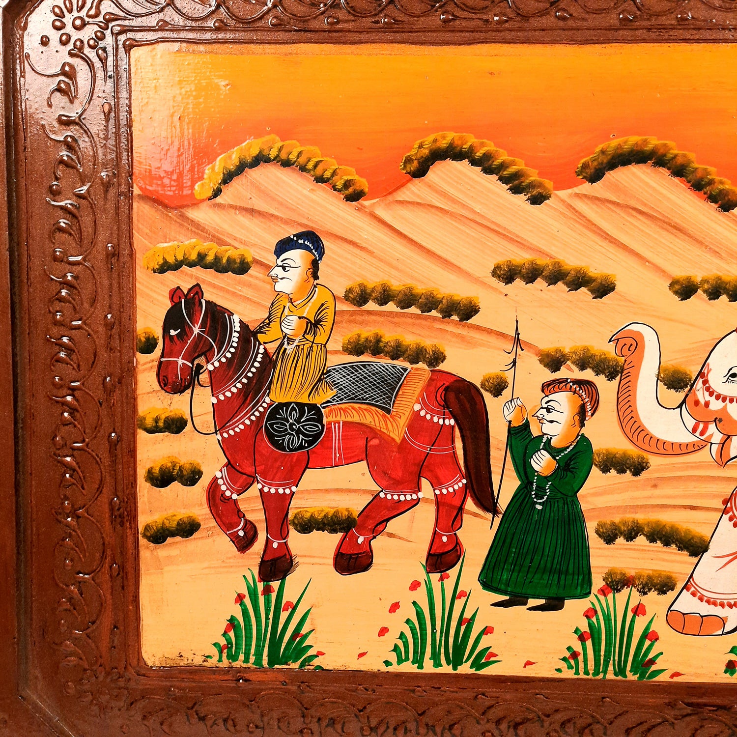 Wooden Center Table | Folding Coffee Table - For Living Room, Home Decor, Garden, Office - 36 Inch - apkamart