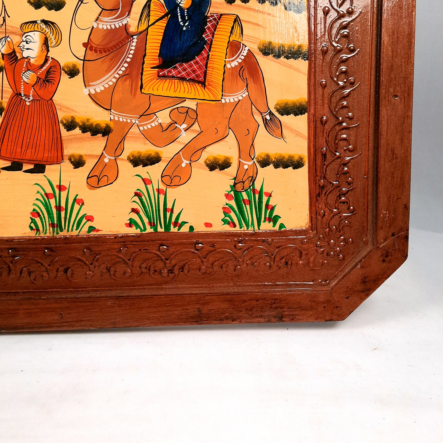 Wooden Center Table | Folding Coffee Table - For Living Room, Home Decor, Garden, Office - 36 Inch - apkamart