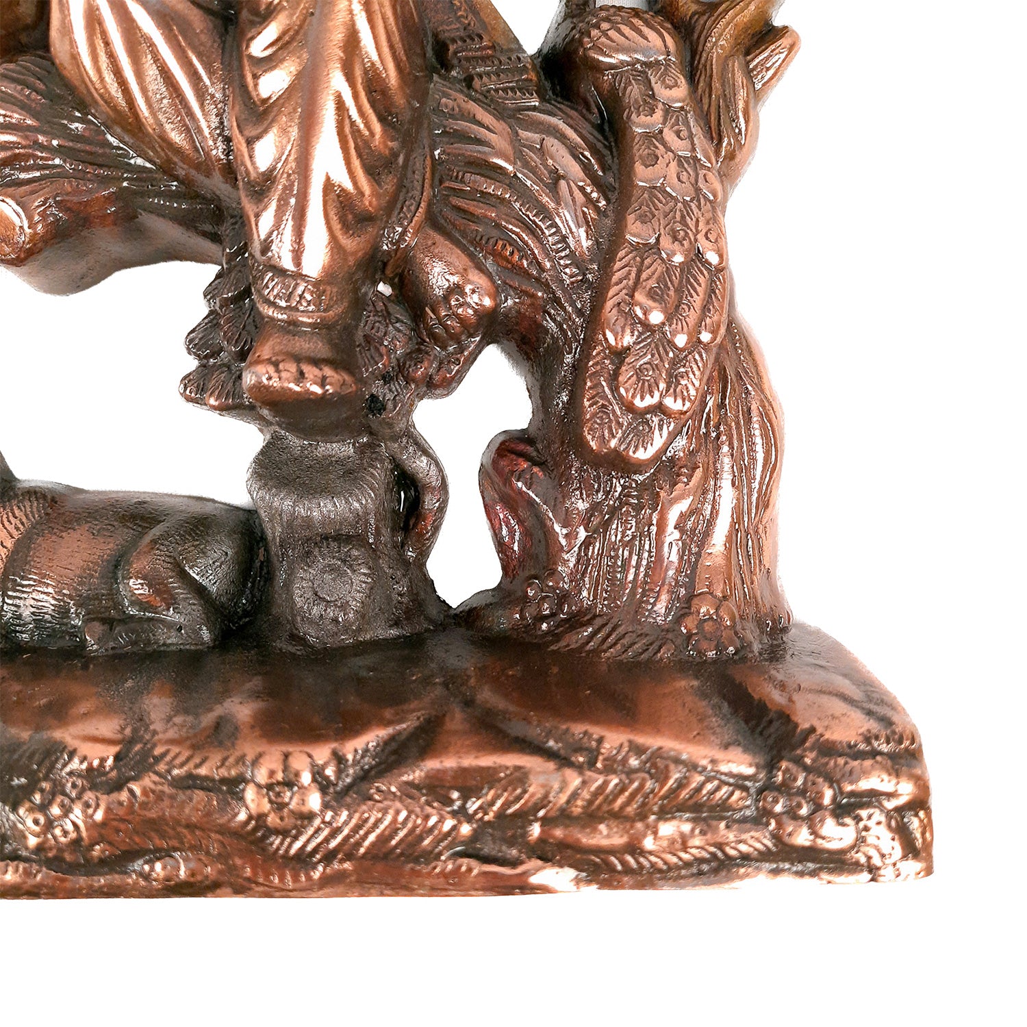 Krishna Wall Hanging | Lord Krishna Playing Flute Wall Decor - for Home & Office Décor | Wedding & House Warming Gift - 14 inch- Apkamart