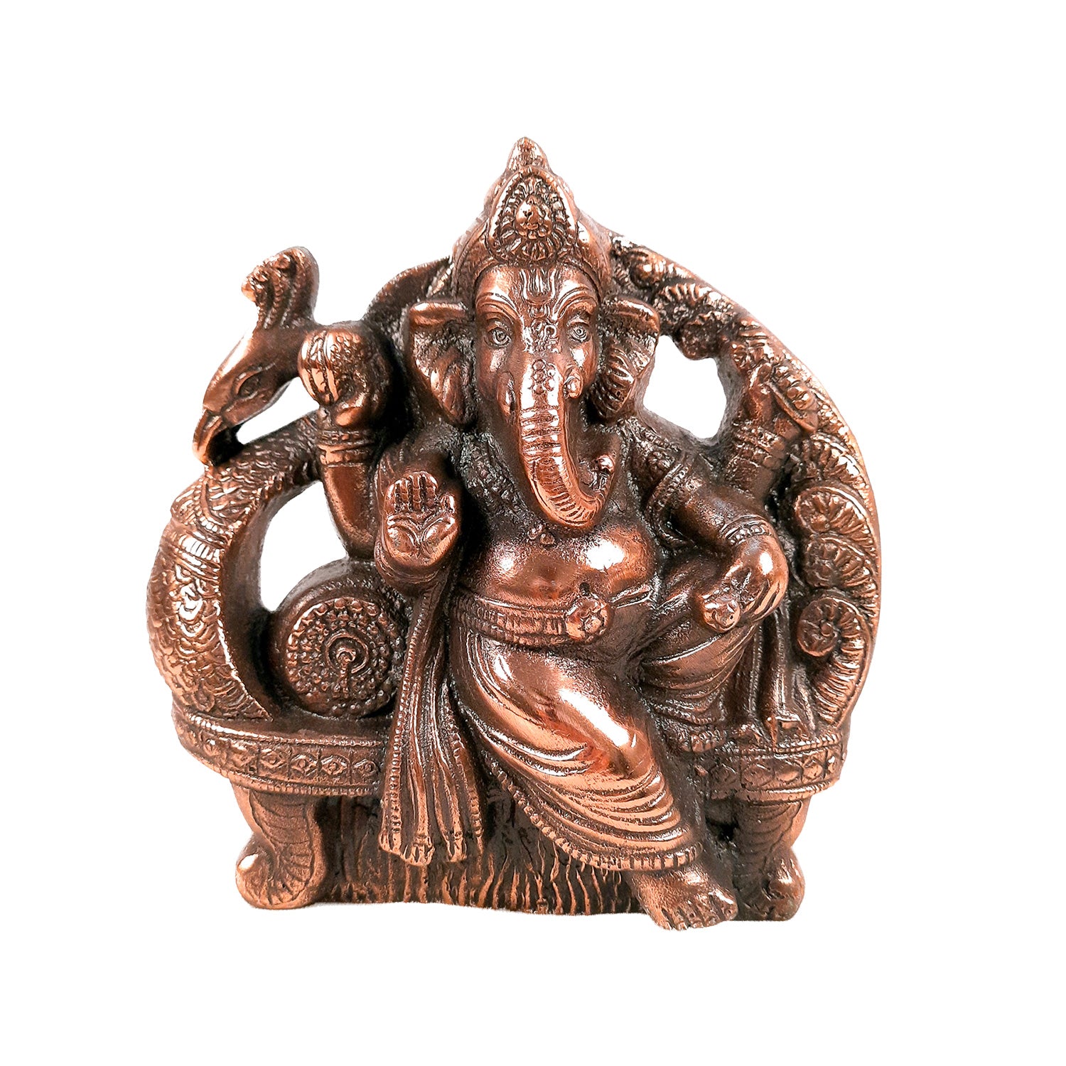 Ganesh Statue | Ganpati Murti For Table & Home Decor | Ganesha Idol for Vastu, Home, Puja, Religious Decor - 7 inch- Apkamart