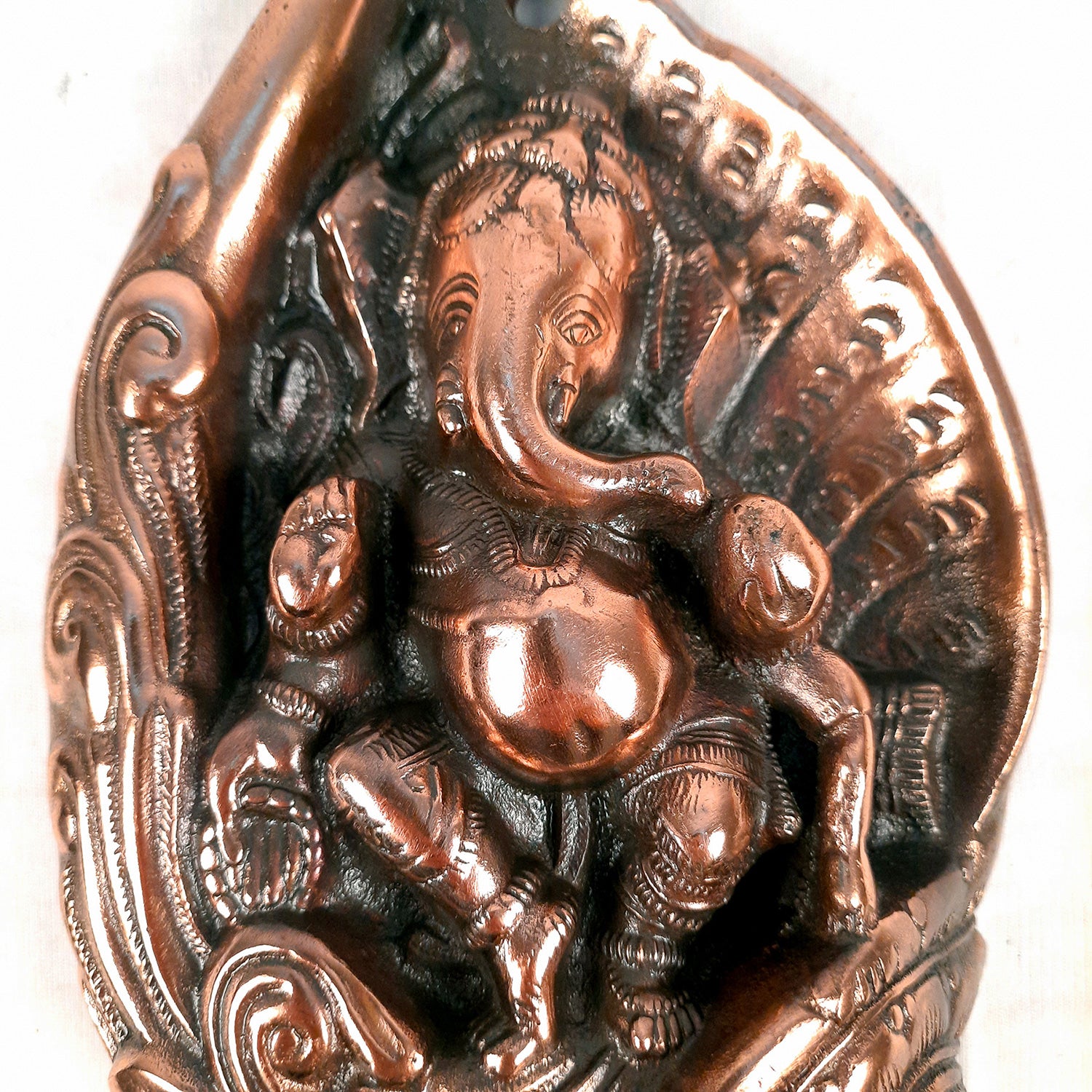 Lord Ganesha Wall Hanging |Ganesh Ji Wall Statue for Puja, Home & Entrance |Religious Decor For Vastu & Gift - 12 inch- Apkamart