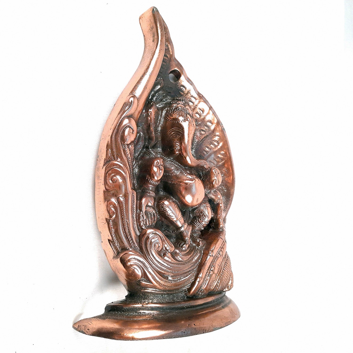 Lord Ganesha Wall Hanging |Ganesh Ji Wall Statue for Puja, Home & Entrance |Religious Decor For Vastu & Gift - 12 inch- Apkamart