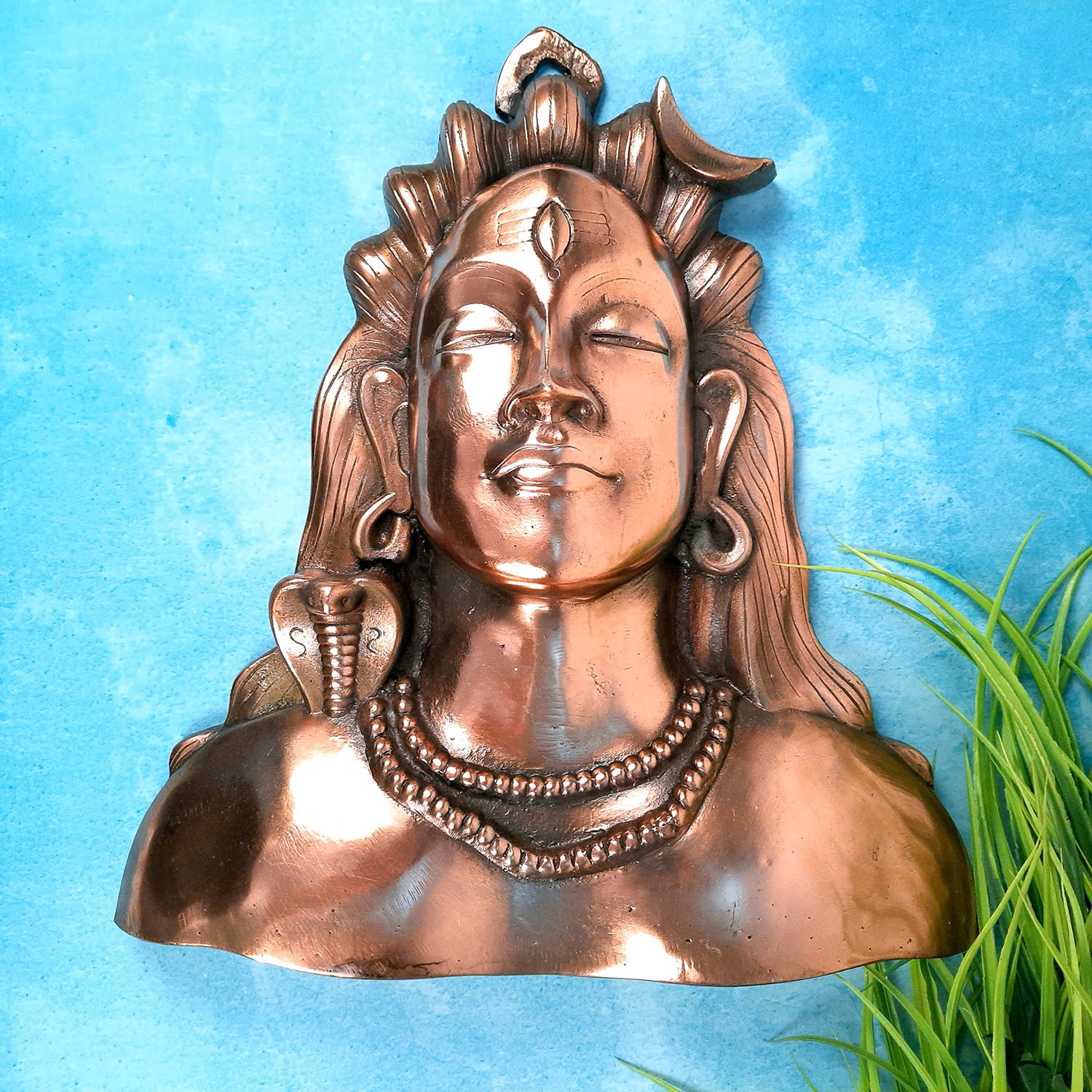 Adiyogi Shiva Wall Hanging - For Home & Wall Decor | Living Room & Office Decor - 17 inch-Apkamart