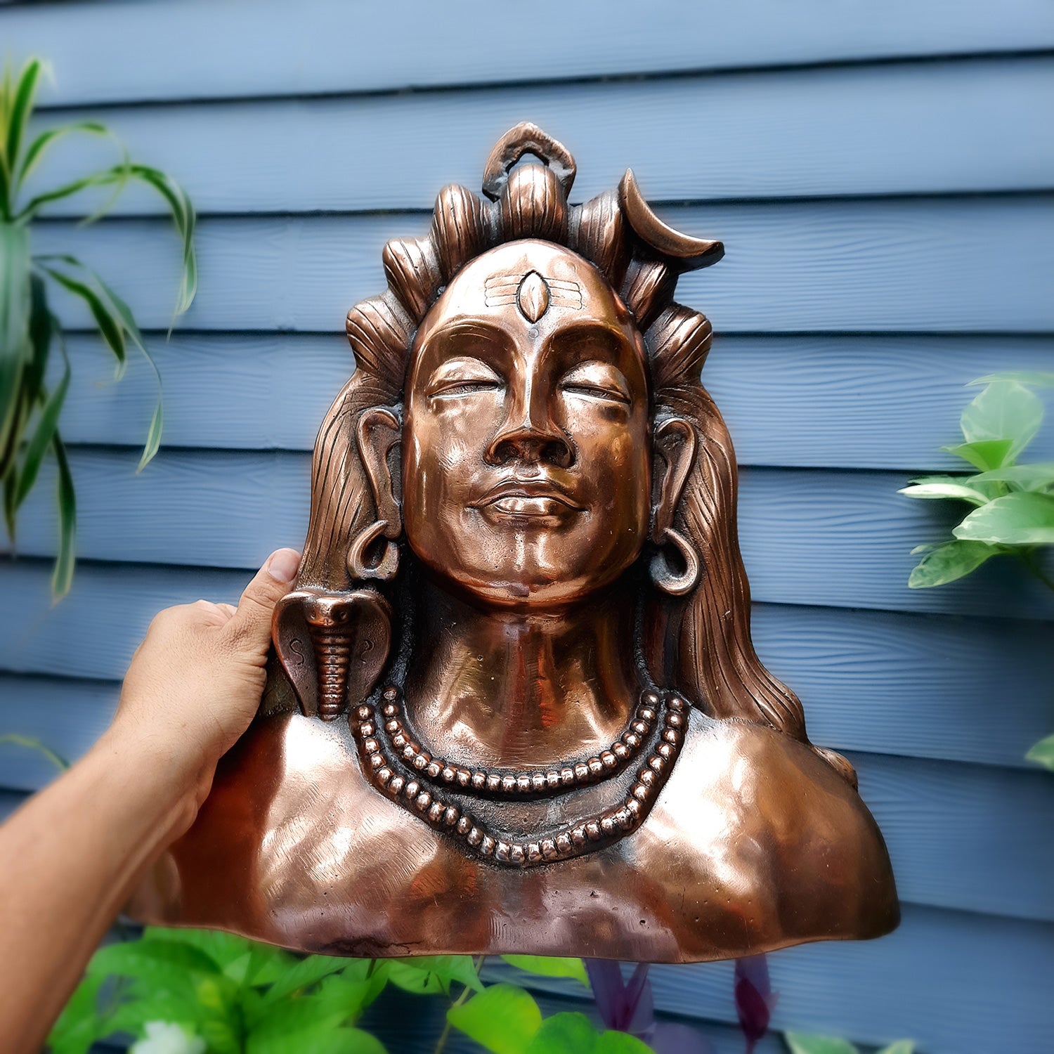 Adiyogi Shiva Wall Hanging - For Home & Wall Decor | Living Room & Office Decor - 17 inch-Apkamart