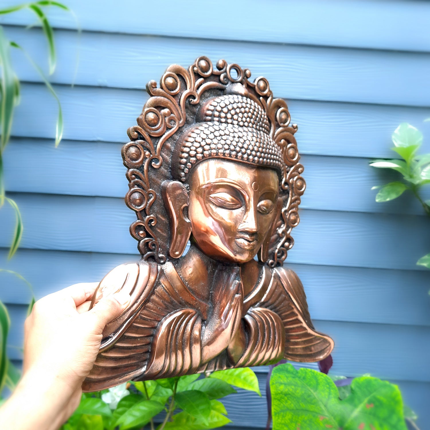 Lord Buddha Wall Hanging | Gautam Buddha Wall Hanging - For Home & Wall Decor | Living Room, Office Décor & Gifts - 15 inch-Apkamart