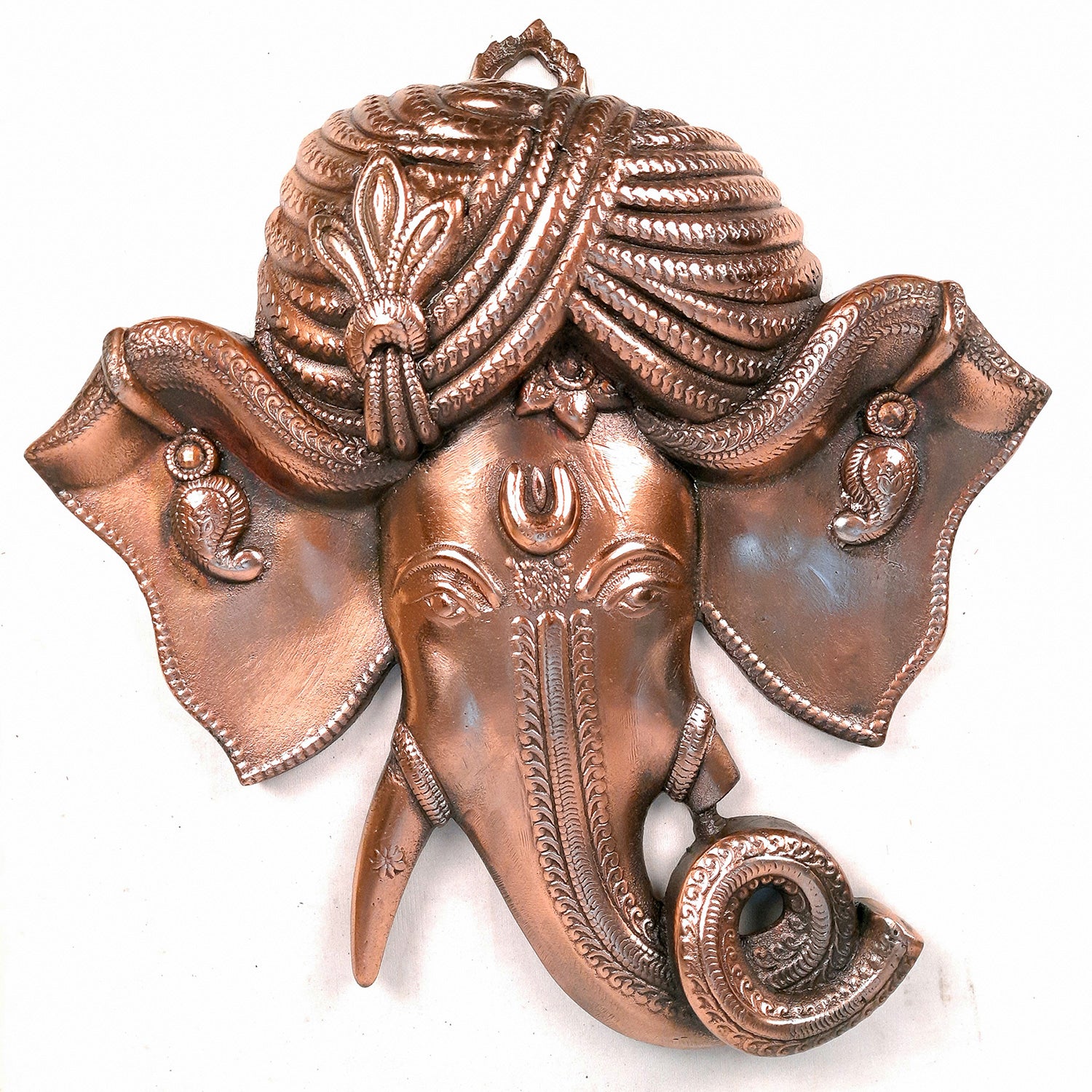 Ganesh Wall Hanging | Lord Ganesha Wall Statue - for Home & Office Decor |Wedding & House Warming Gift - 17 inch-Apkamart