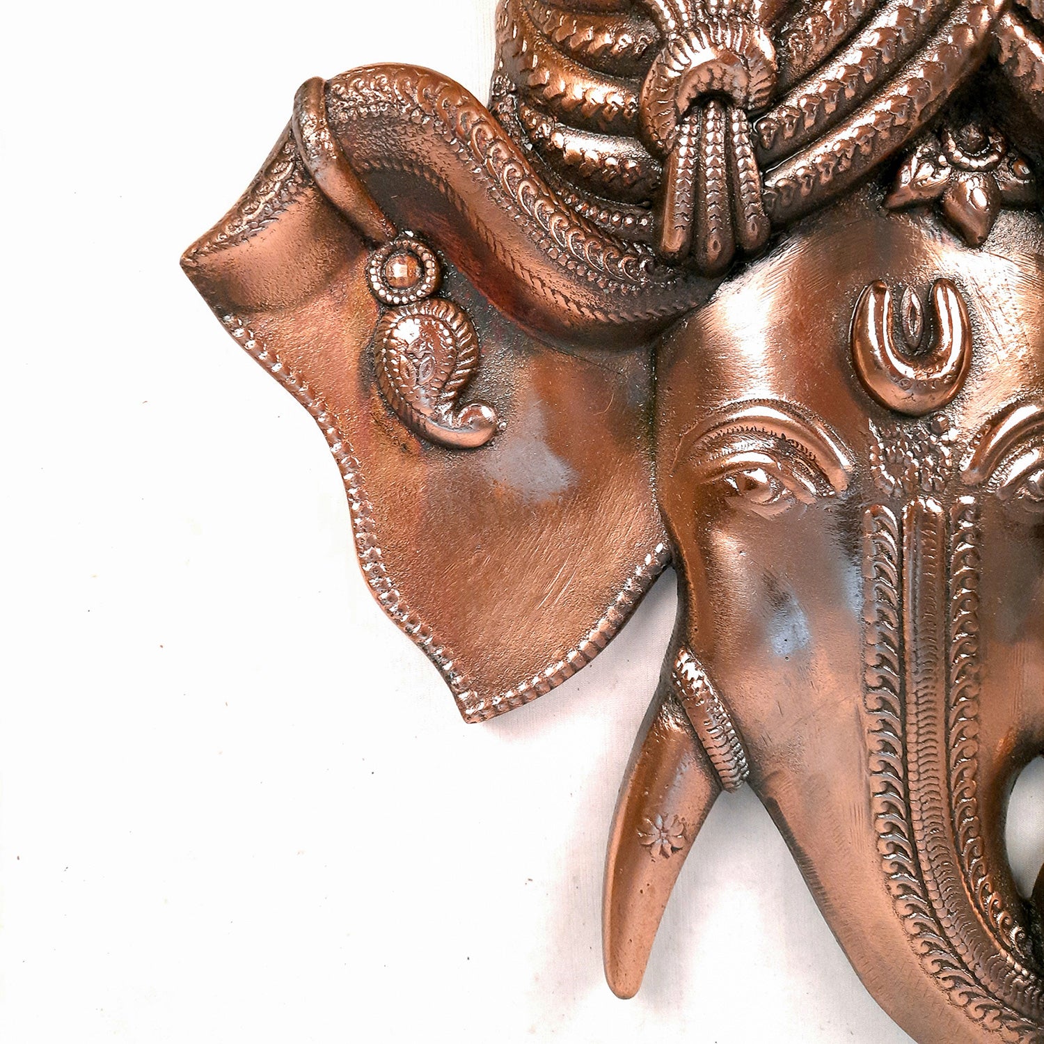 Ganesh Wall Hanging | Lord Ganesha Wall Statue - for Home & Office Decor |Wedding & House Warming Gift - 17 inch-Apkamart