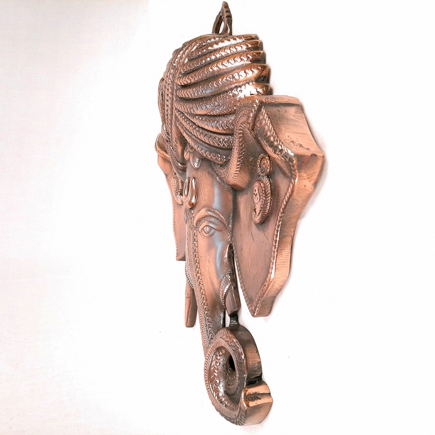 Ganesh Wall Hanging | Lord Ganesha Wall Statue - for Home & Office Decor |Wedding & House Warming Gift - 17 inch-Apkamart