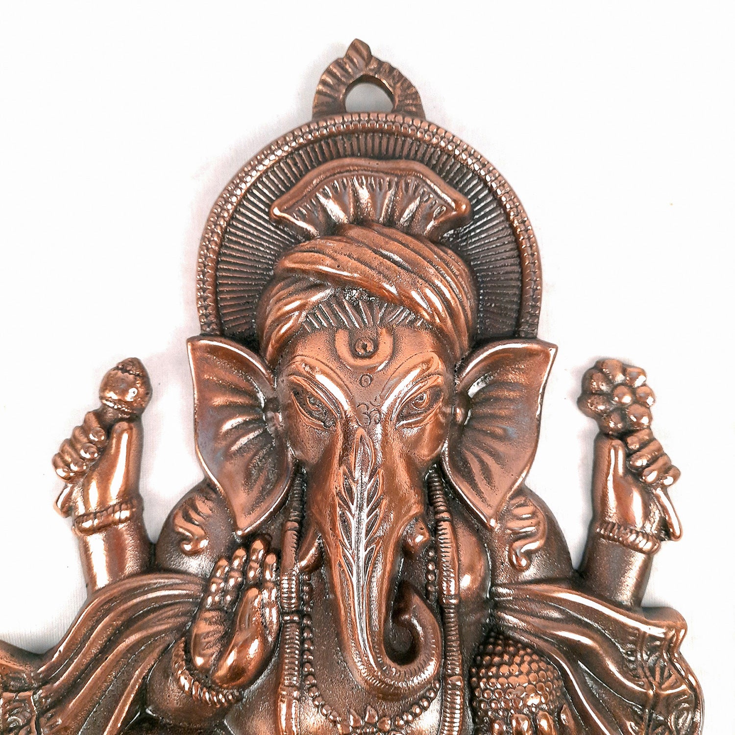 Ganesh Wall Hanging | Lord Ganesha Wall Art for Home, Living Room & Office | Antique Ganesha for Religious Décor - 14 inch-Apkamart