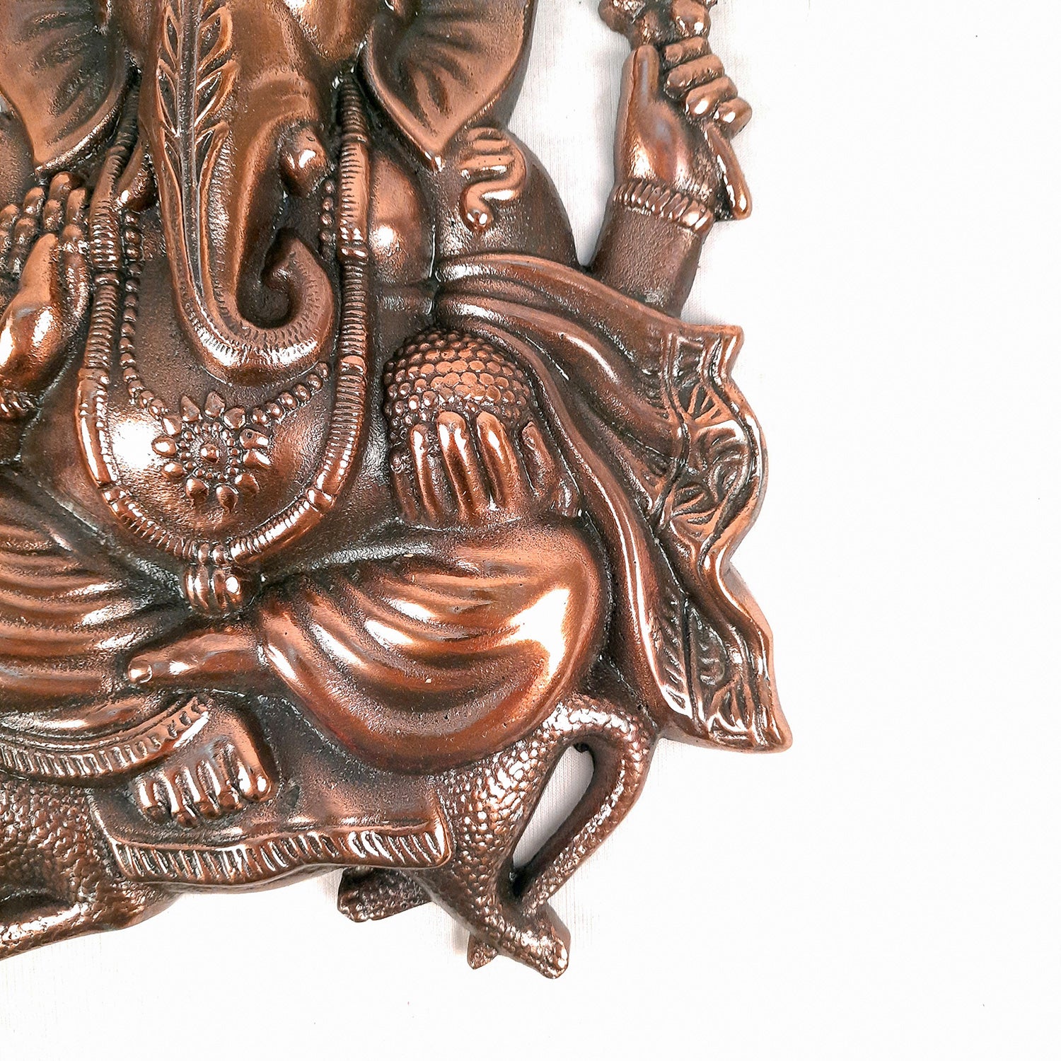 Ganesh Wall Hanging | Lord Ganesha Wall Art for Home, Living Room & Office | Antique Ganesha for Religious Décor - 14 inch-Apkamart