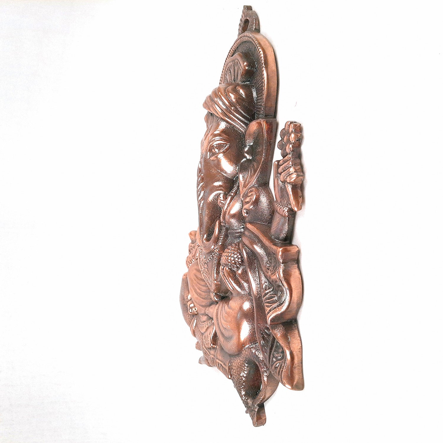 Ganesh Wall Hanging | Lord Ganesha Wall Art for Home, Living Room & Office | Antique Ganesha for Religious Décor - 14 inch-Apkamart