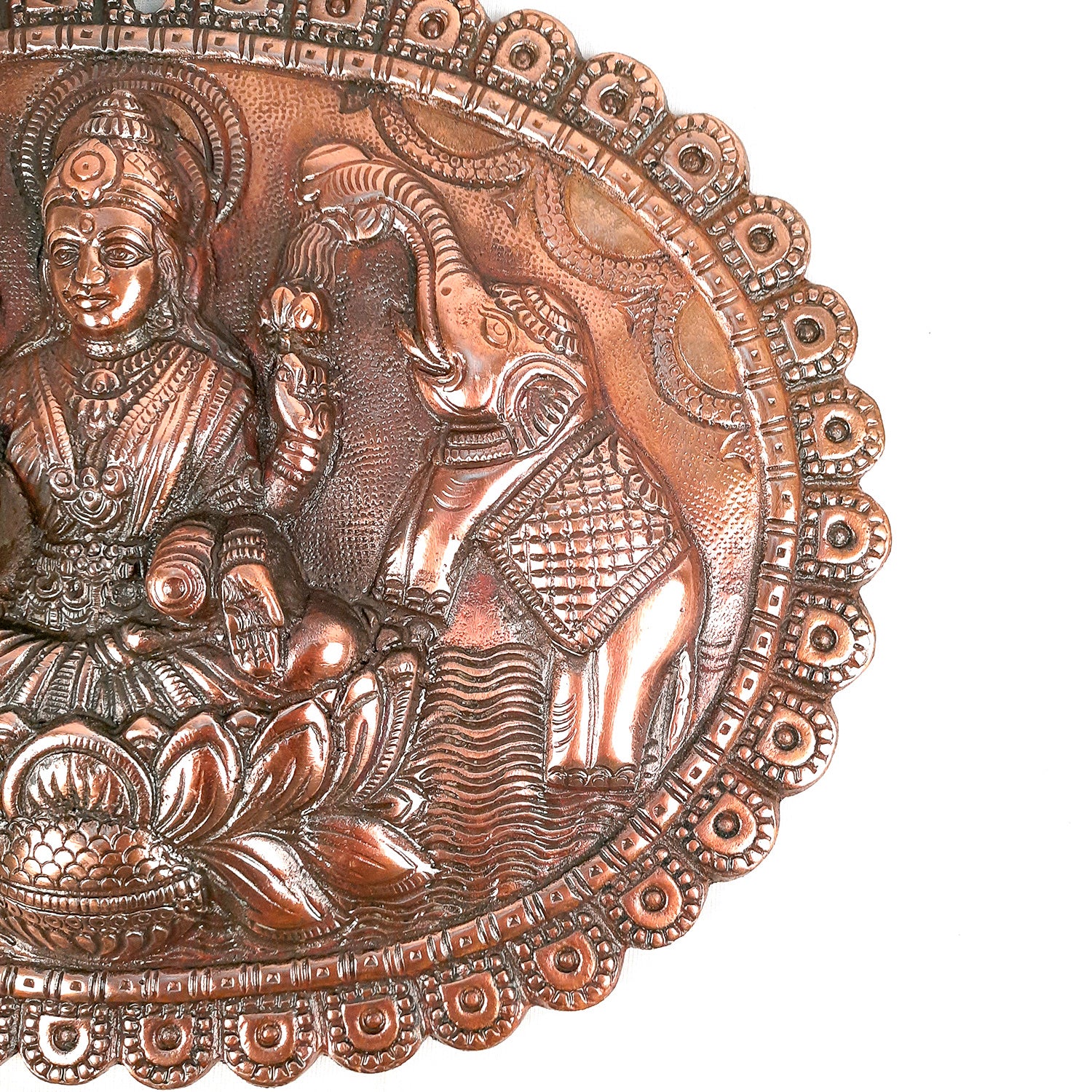 Goddess Laxmi Ji Wall Hanging - For Wall Decor & Gifts - 10 Inch- Apkamart