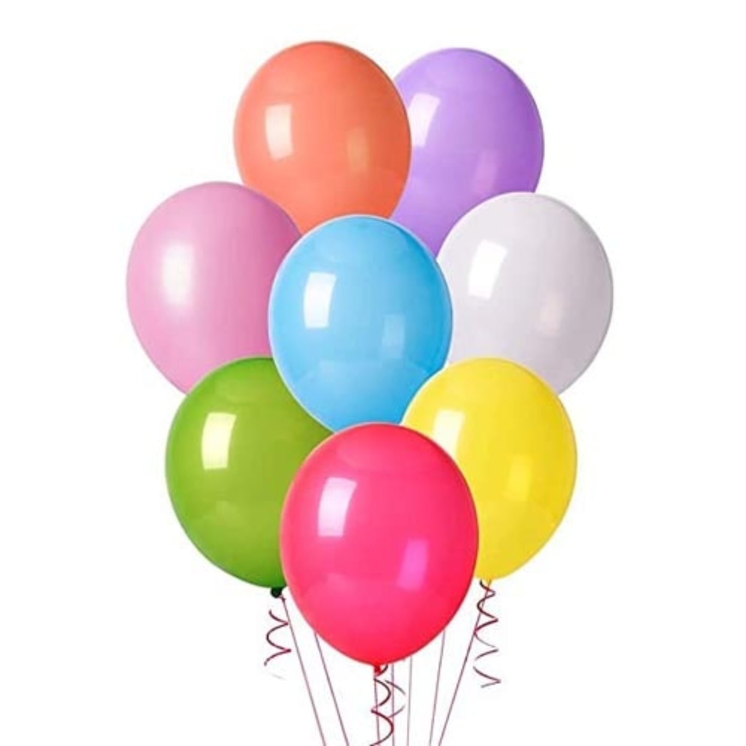 Birthday Balloons Colourful Latex For Kids Party Pack 2