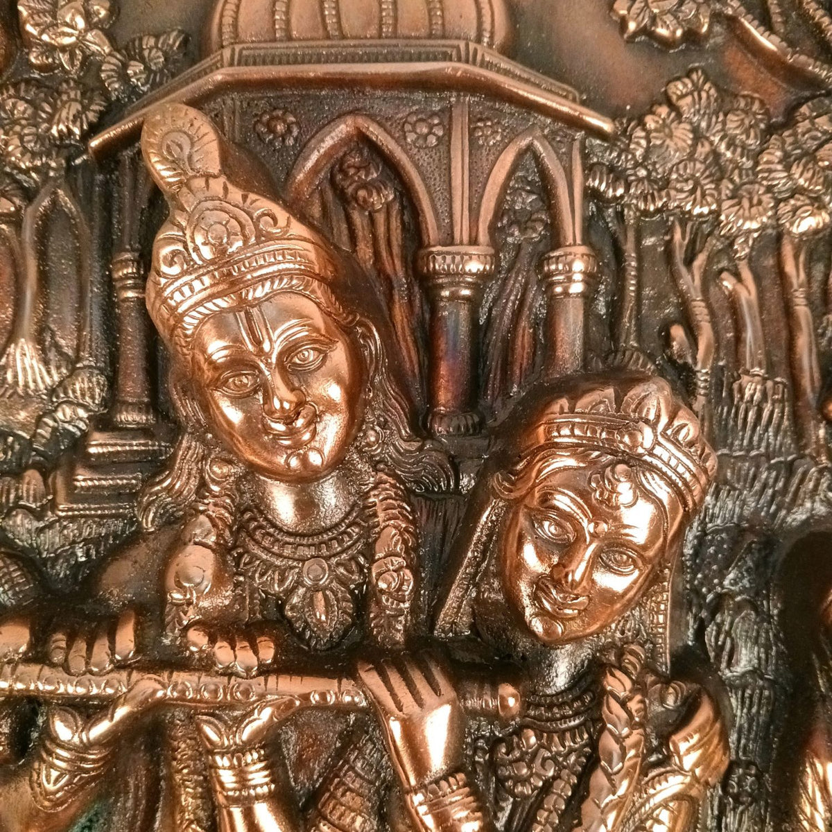 Radha Krishna Wall Hanging For Home Decor - 20 Inch-apkamart