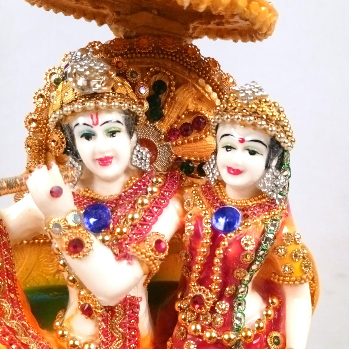 Radha Krishna Idol - Shri Krishna Murti For Puja Home-Apkamart