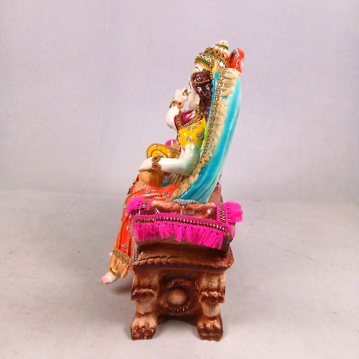 Radha Krishna on Royal Sofa Statue Idol – 12 Inch