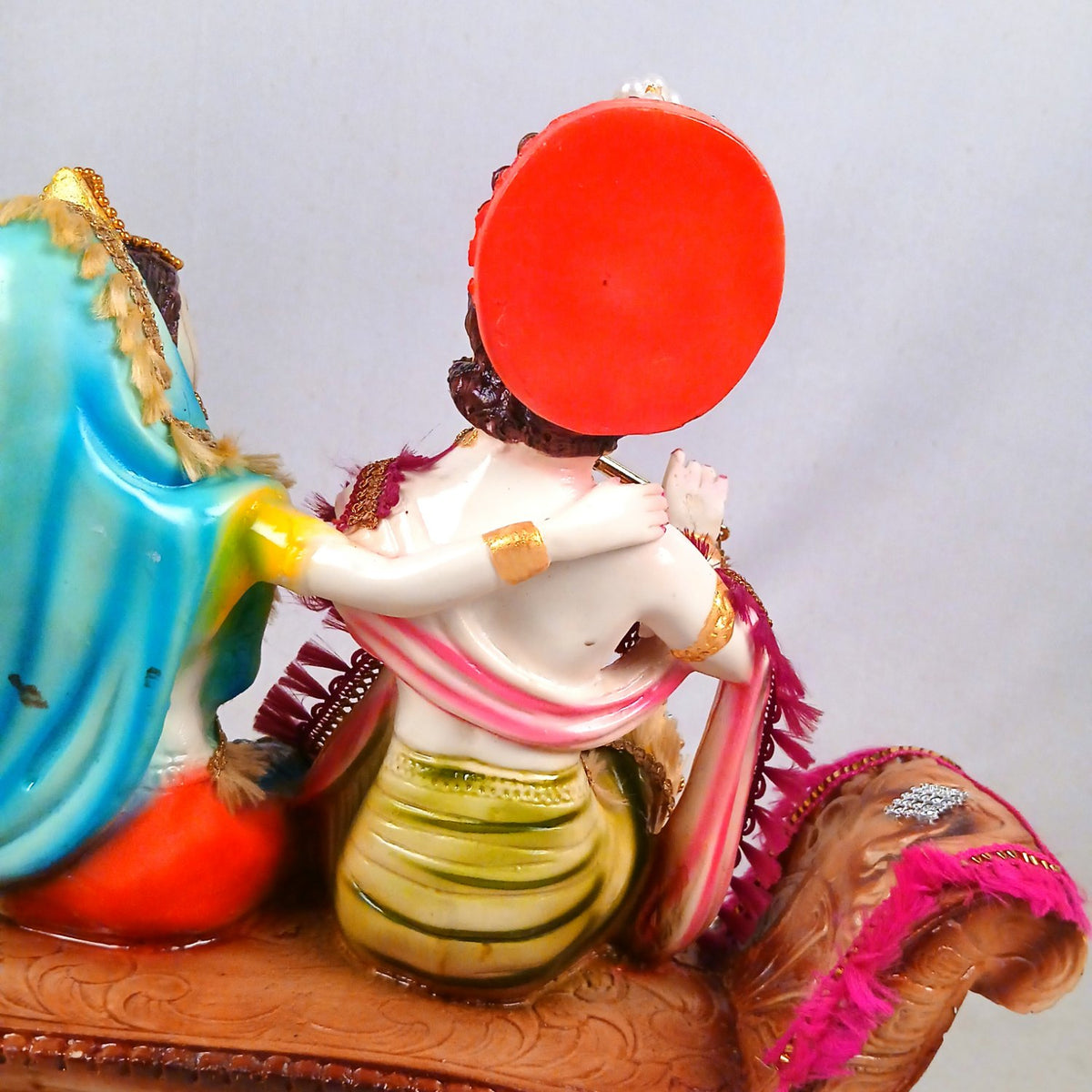 Radha Krishna on Royal Sofa Statue Idol – 12 Inch