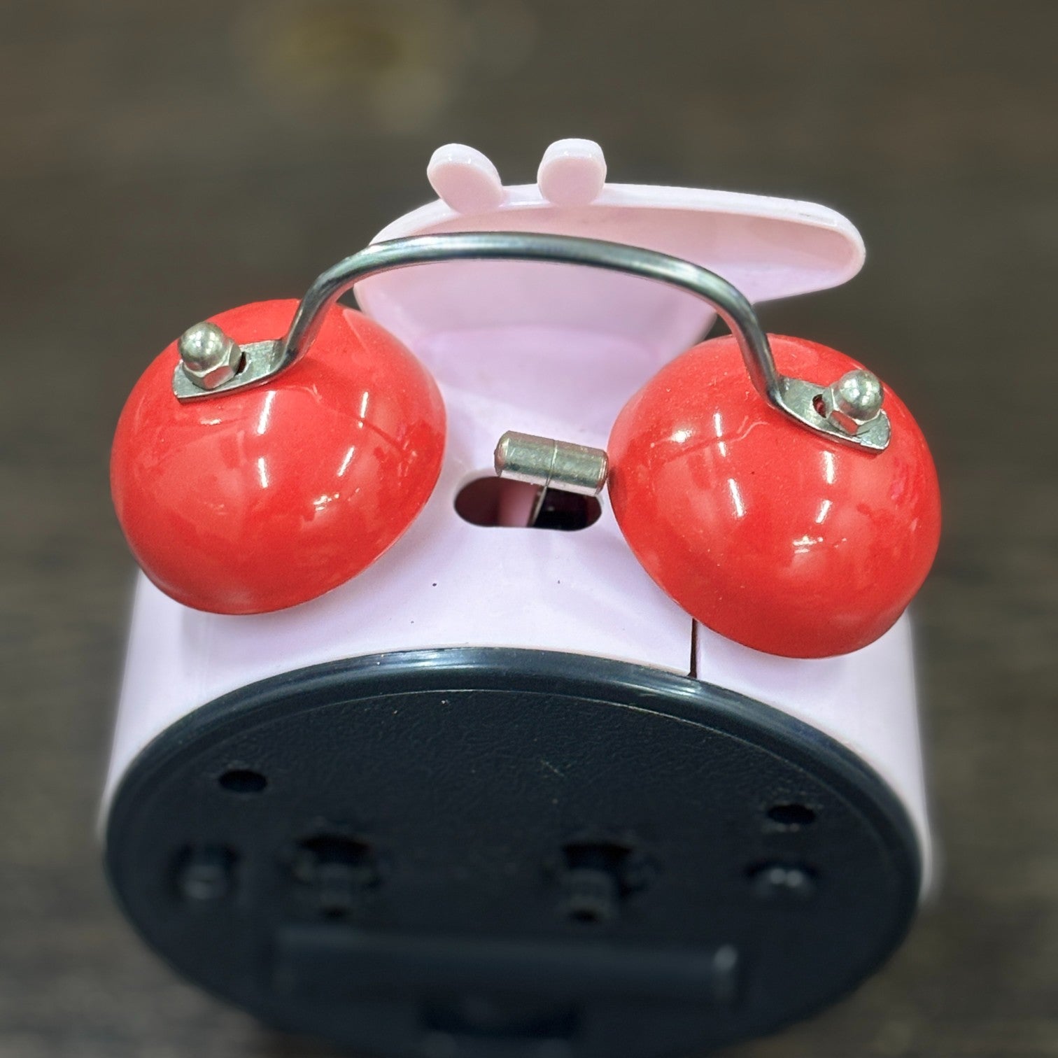 Cartoon Kids Alarm Clock | Cute Bedside Table Clock for Boys & Girls | Easy-to-Use Wake-Up Clock for Kids Room & Study Table | Battery Operated - 6 Inch - Apkamart #Color_Red